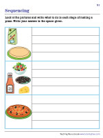 Sequencing How to Make Foods