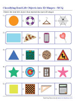 Classifying Objects Based on Shapes - MCQ