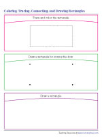 Coloring, Tracing, and Drawing Rectangles