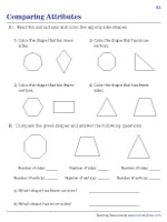 Comparing Attributes of 2D Shapes