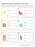 Naming the Shapes and Writing the Attributes
