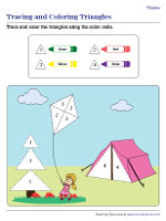 Tracing and Coloring Triangles - Theme