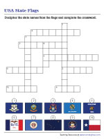 US State Flags - Crossword