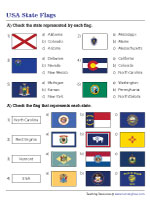 Identifying Flags - States and States - Flags