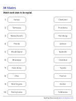 Matching States to Capitals