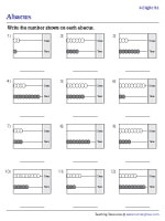 Abacus - Reading 2-Digit Numbers