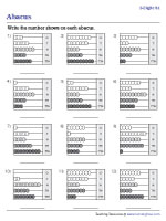 Reading 5-Digit Numbers - Abacus