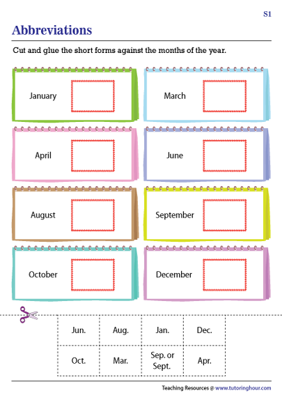 Abbreviating Months of the Year