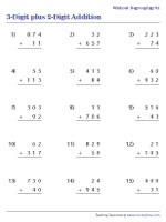 Adding 3-Digit and 2-Digit Numbers - No Regrouping