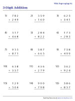 Adding 3-Digit Numbers - With Regrouping