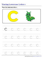 Tracing Lowercase Letter c