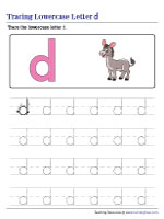 Tracing Lowercase Letter d