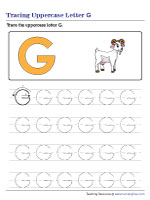 Tracing Uppercase Letter G