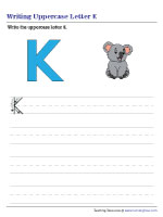 Printing Uppercase Letter K