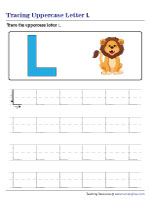 Tracing Uppercase Letter L