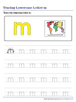 Tracing Lowercase Letter m
