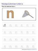 Tracing Lowercase Letter n