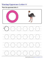 Tracing Uppercase Letter O