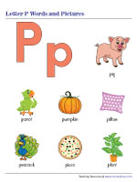 Letter P Chart