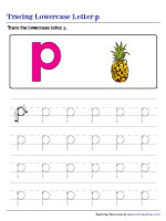 Tracing Lowercase Letter p