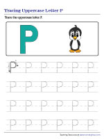 Tracing Uppercase Letter P