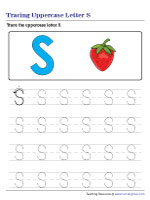 Tracing Uppercase Letter S