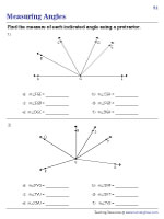 Measuring Angles with a Common Vertex