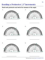 Reading a Protractor