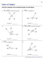 Finding the Indicated Angles in a Pair