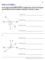 Recognizing Angle Pair Relationships