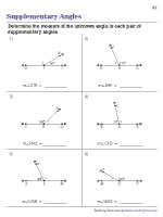 Supplementary Angles and Linear Pairs
