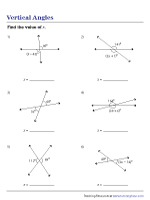 Vertical Angles and Linear Expressions