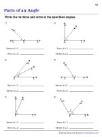 Recognizing the Parts of the Angles