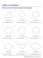 Finding the Sum of Interior Angles of Polygons