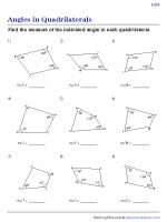 Angles in Quadrilaterals - Level 1 - 2