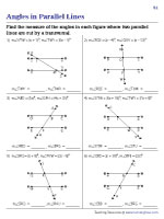 Solving Equations to Find the Angles