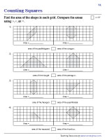 Comparing Areas by Counting Unit Squares - Customary