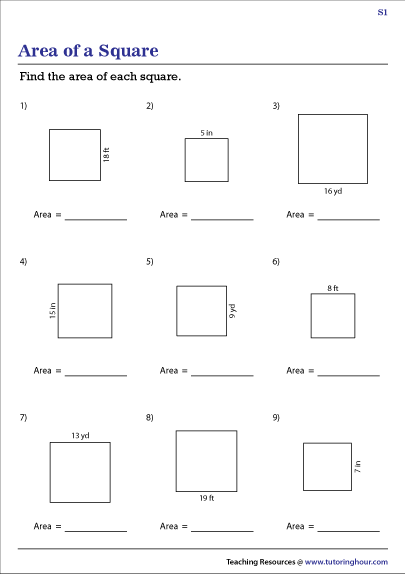 area-of-squares-worksheets