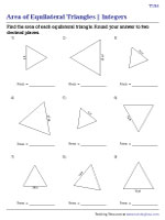 Area of Equilateral Triangles