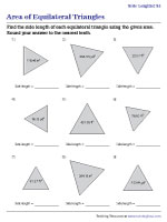Finding the Side Length of an Equilateral Triangle - Customary
