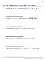 Finding Specific Term Using Explicit Formula - Arithmetic Sequence 1