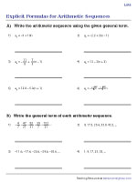 Explicit Formula of Arithmetic Sequences - Level 2 - 2