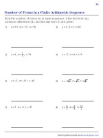 Finding the Number of Terms - Arithmetic Sequence 2