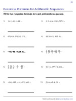 Finding Recursive Formulas for Arithmetic Sequences 1