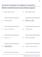 Finding Recursive Formulas for Arithmetic Sequences 2