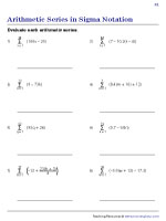 Number of Terms in an Arithmetic Series | Summation Notation