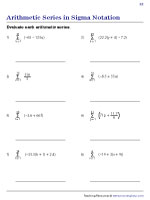 Evaluating Arithmetic Series in Summation Notation 2