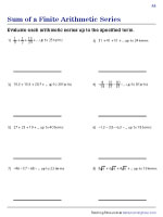 Finding the Sum - Arithmetic Series 2