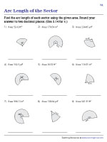 Finding Arc Length from Sectors Area - Customary