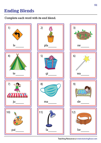 ending-blends-worksheet